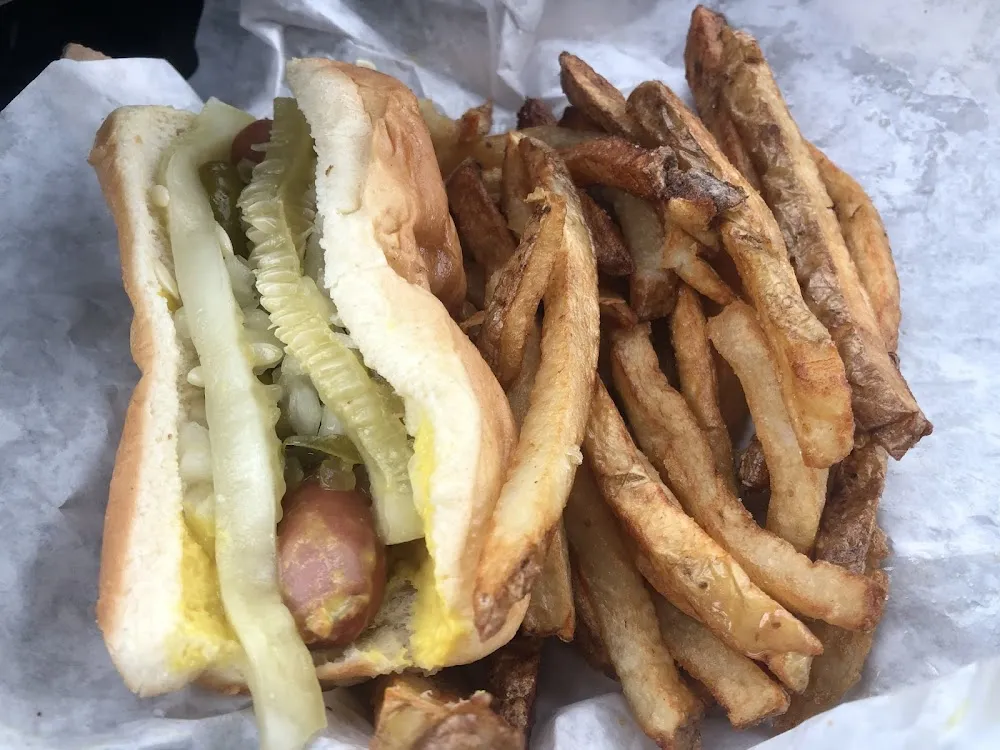 Hot Dog and Fries