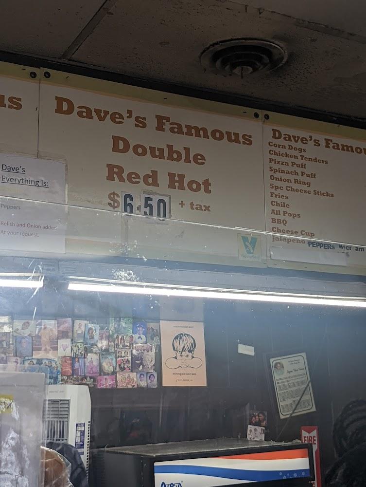 Dave's Red Hots Menu image 3